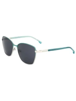 Dameszonnebril turquoise/zwart