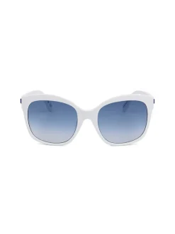 Dameszonnebril wit/blauw