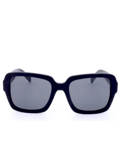 Dameszonnebril zwart/blauw