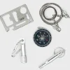 6-delige noodpakketset ''Apocalypse Kit'' zwart