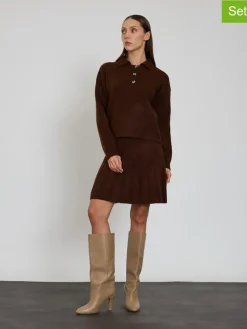 2-delige outfit bruin