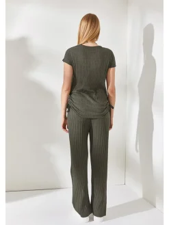 2-delige outfit kaki