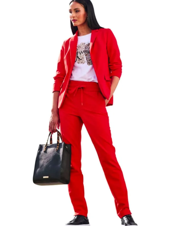 2-delige outfit rood