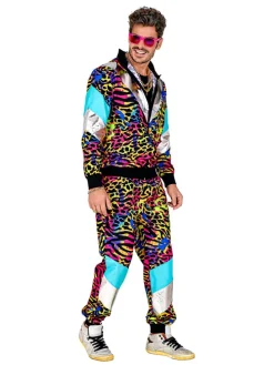 2-delige outfit "80's Trainingspak" meerkleurig