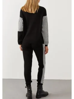 2-delige outfit zwart/wit