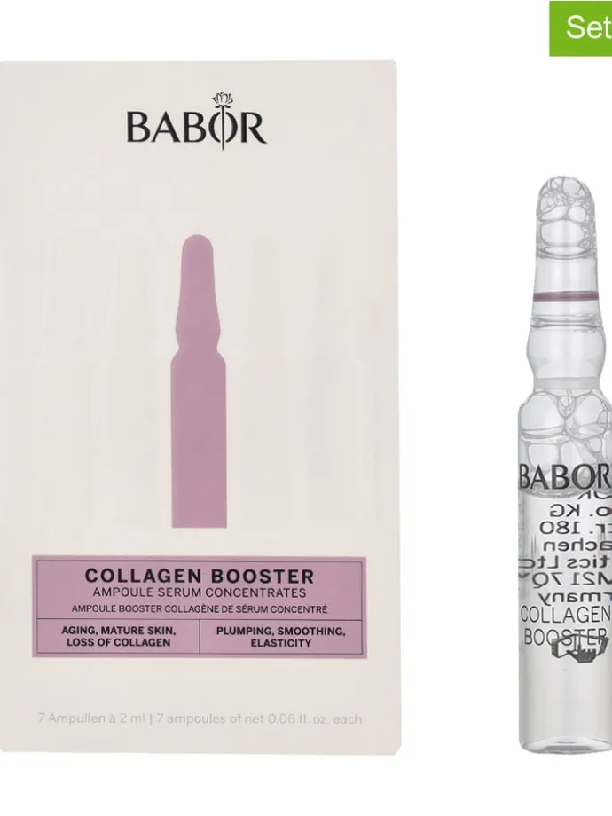 7-delige set:gezichtsverzorgingscapsules"Collagen Booster Concentrates",elk 2ml