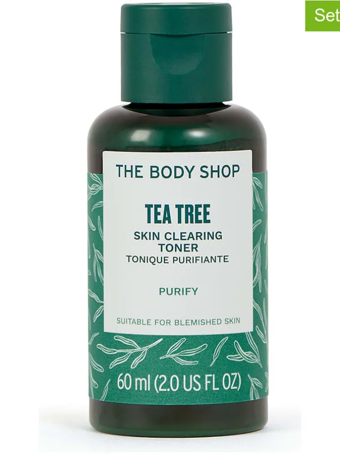2-delige set: gezichtswater "Tea Tree", 60 ml