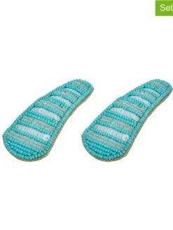 2-delige set: haarspelden turquoise