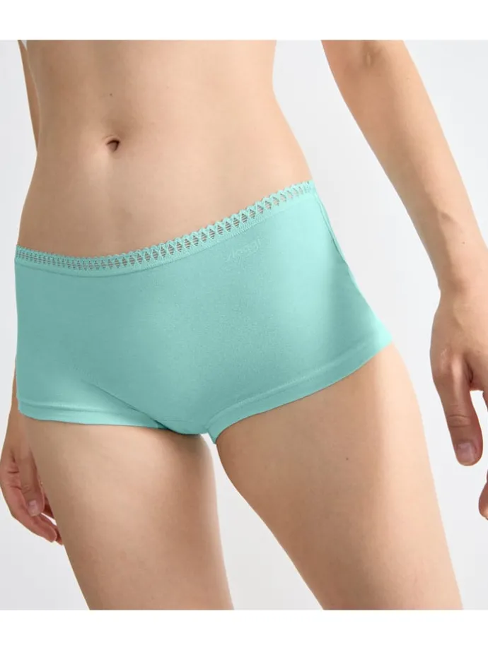 3-delige set: hipsters''Go Crush'' turquoise/petrol