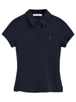 3-delige set: poloshirts crème/lichtroze/donkerblauw