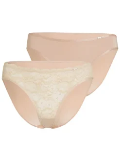 2-delige set: slips "Angie" beige