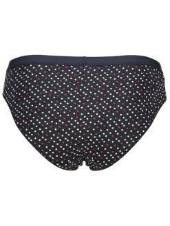 5-delige set: slips rood/zwart/wit