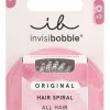 2-delige set: spiraal haarbandjes transparent - 3 stuks