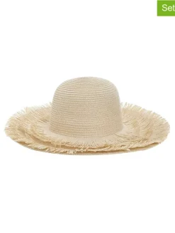 2-delige set: strohoed & shopper beige