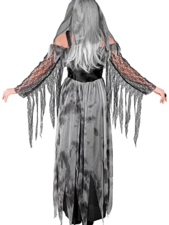 2-delig kostuum "DEAD BRIDE" grijs