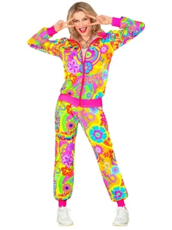 2-delig kostuum "Hippie" meerkleurig