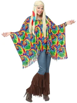 2-delig kostuum "Hippie" meerkleurig