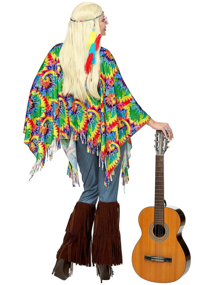 2-delig kostuum "Hippie" meerkleurig
