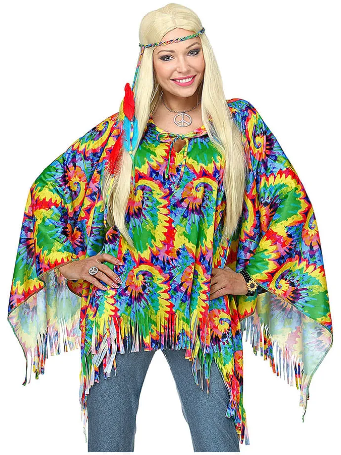 2-delig kostuum "Hippie" meerkleurig