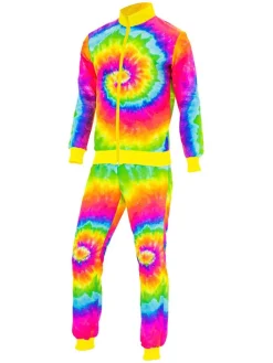 2-delig kostuum "Hippie" meerkleurig
