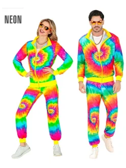 2-delig kostuum "Hippie" meerkleurig