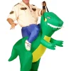 2-delig kostuum "Ontdekker van Dinosauriers" groen