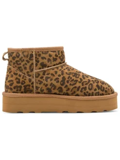 Enkelboots beige/bruin/lichtbruin