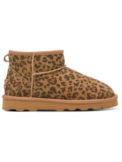 Enkelboots bruin/lichtbruin