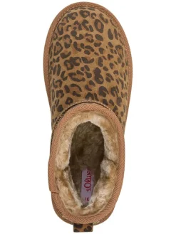 Enkelboots bruin/lichtbruin