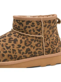 Enkelboots bruin/lichtbruin