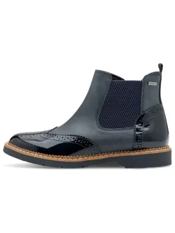 Enkelboots donkerblauw