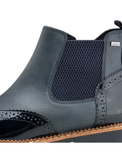 Enkelboots donkerblauw