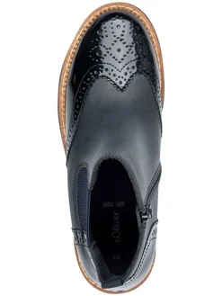 Enkelboots donkerblauw