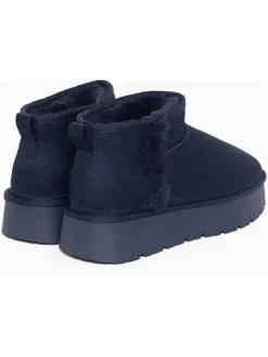 Enkelboots donkerblauw