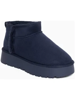 Enkelboots donkerblauw