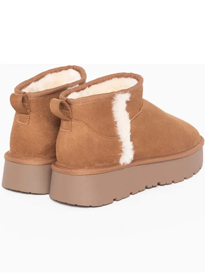 Enkelboots "Izia" lichtbruin