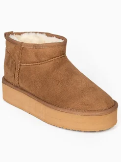 Enkelboots "Miley" lichtbruin