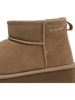 Enkelboots taupe