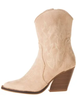 Enkellaarzen beige