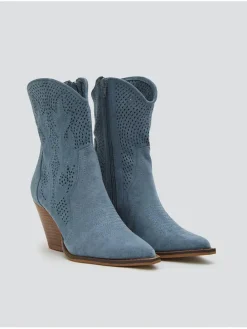 Enkellaarzen blauw