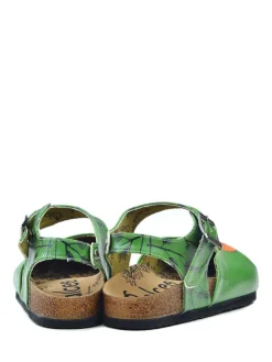 Enkelsandalen groen/meerkleurig