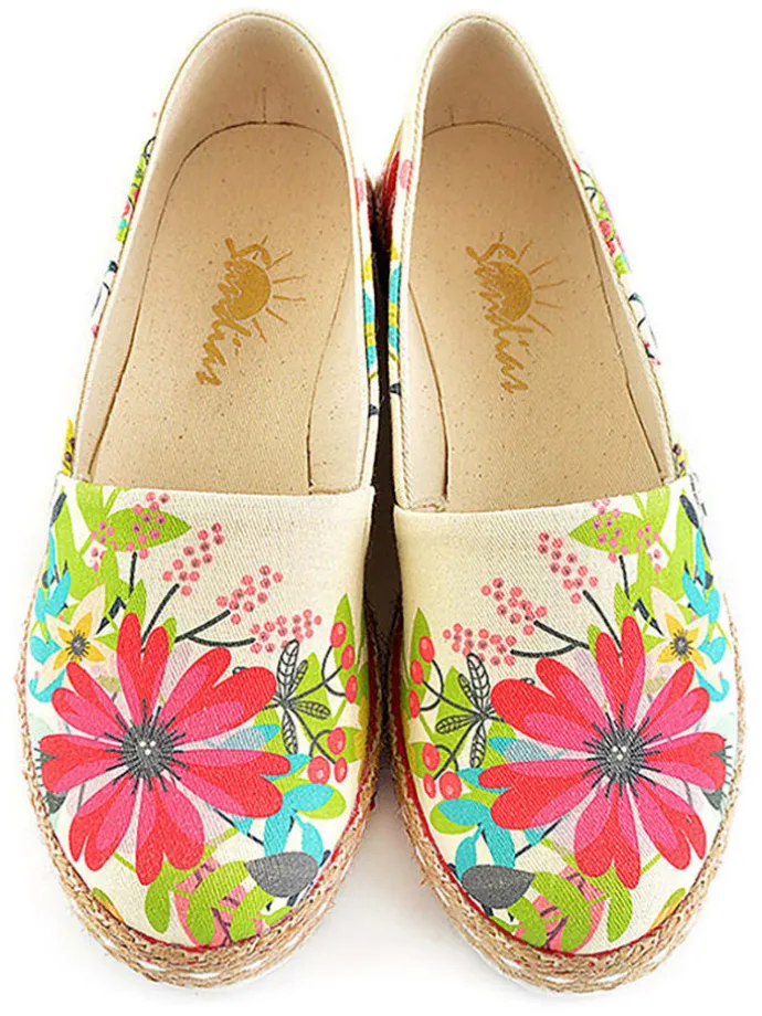 Espadrilles meerkleurig