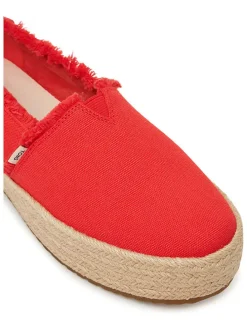 Espadrilles rood