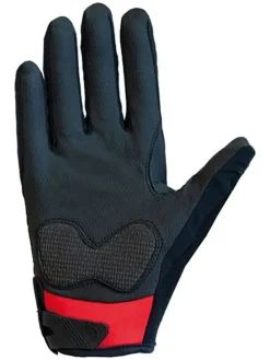 Fietshandschoenen "Molteno" zwart/grijs/rood
