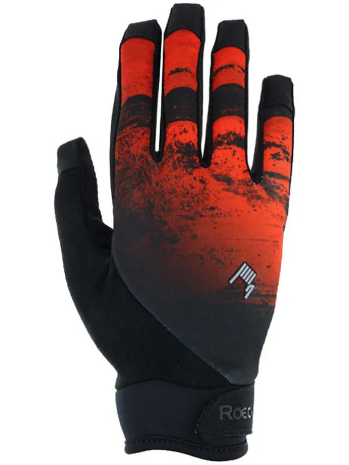 Fietshandschoenen "Montan" rood/zwart