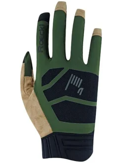 Fietshandschoenen "Murnau" groen/beige
