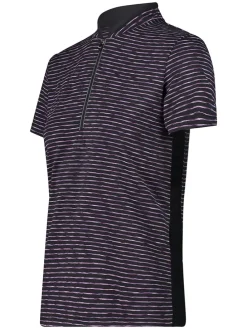 Fietsshirt paars/zwart