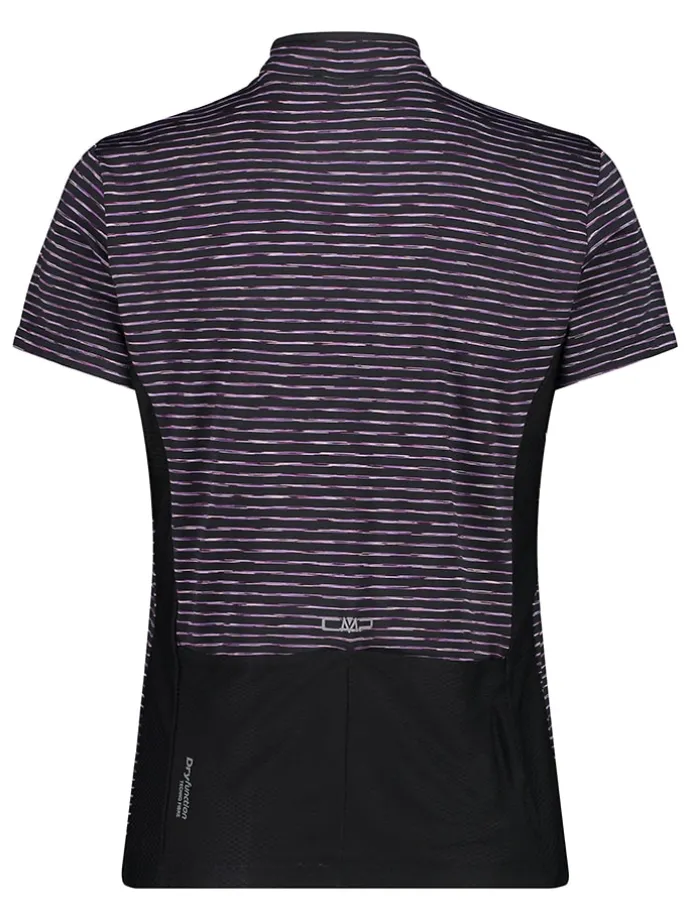 Fietsshirt paars/zwart