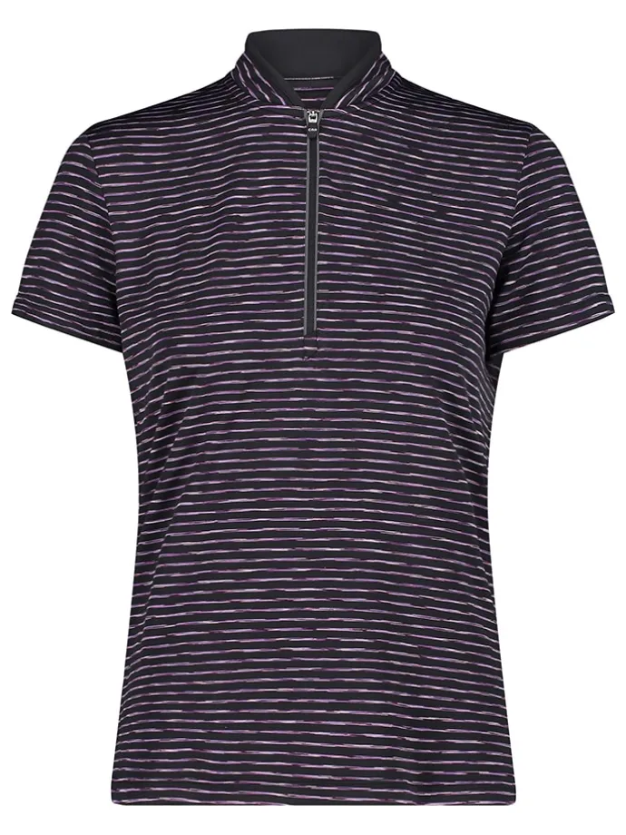 Fietsshirt paars/zwart