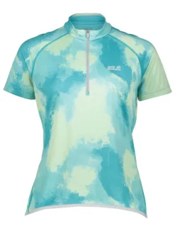 Fietsshirt "Tourer" turquoise/groen